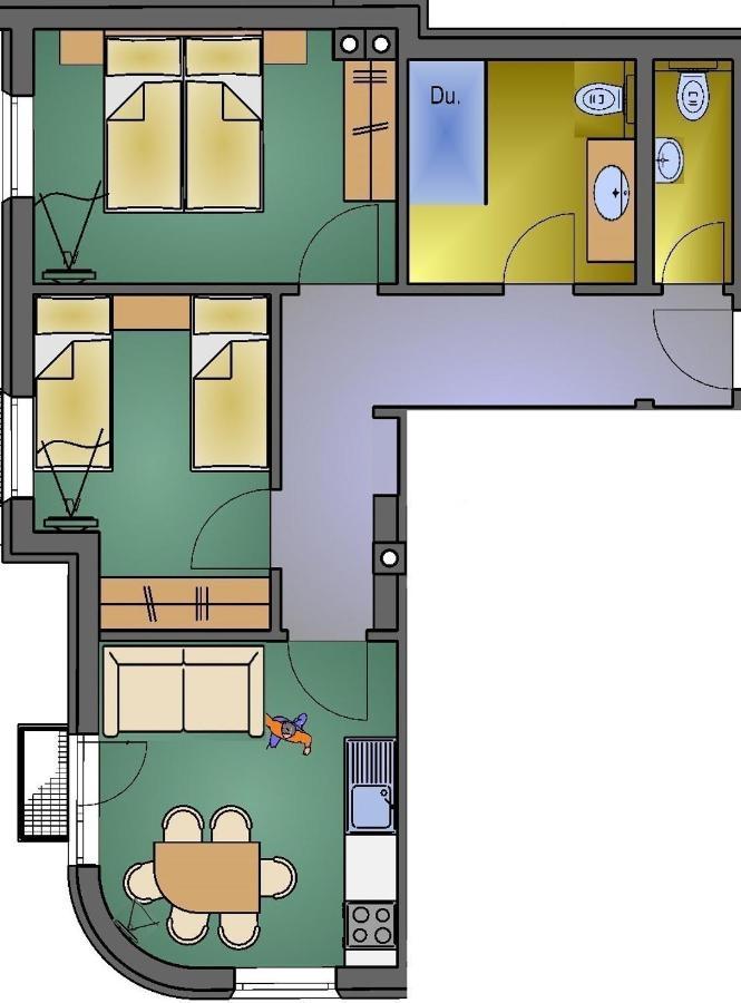 Chasa Sulai Appartements Samnaun Luaran gambar