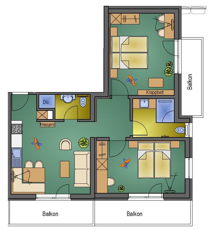 Chasa Sulai Appartements Samnaun Bilik gambar
